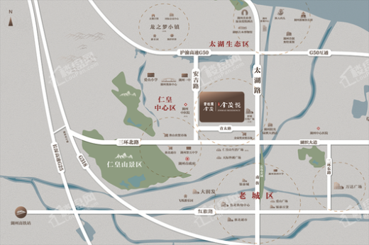 仁皇·金茂悦交通图