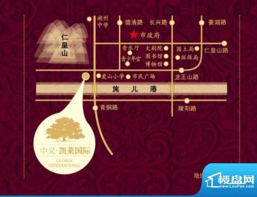 中义凯莱国际交通图